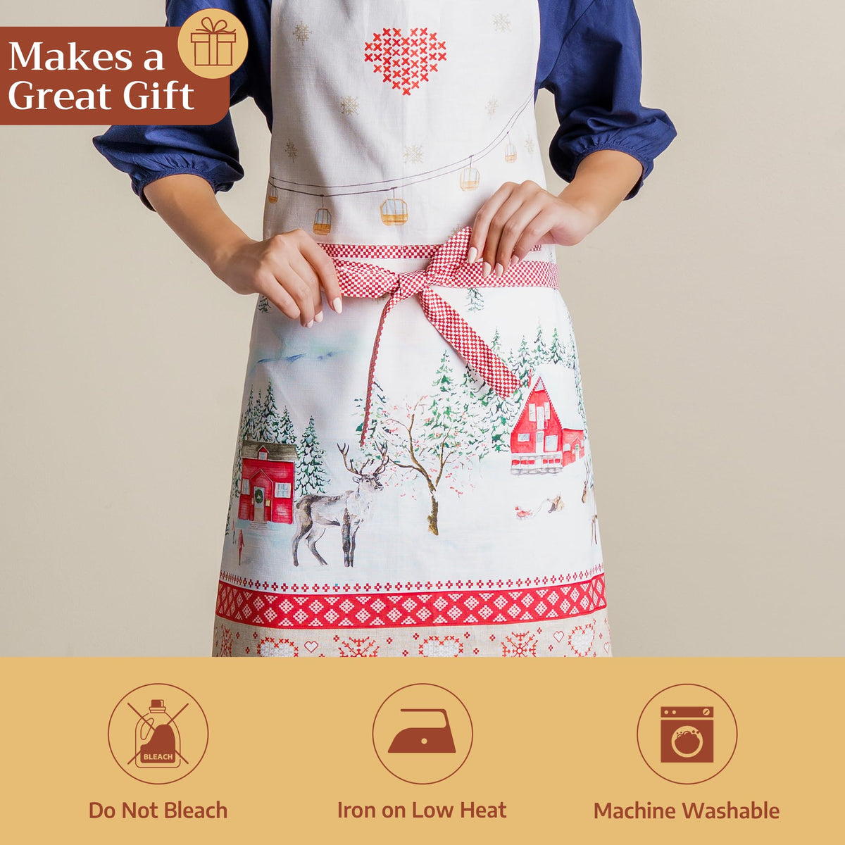 Rural Christmas Apron