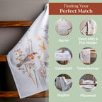 Meadow Florals Kitchen Towels