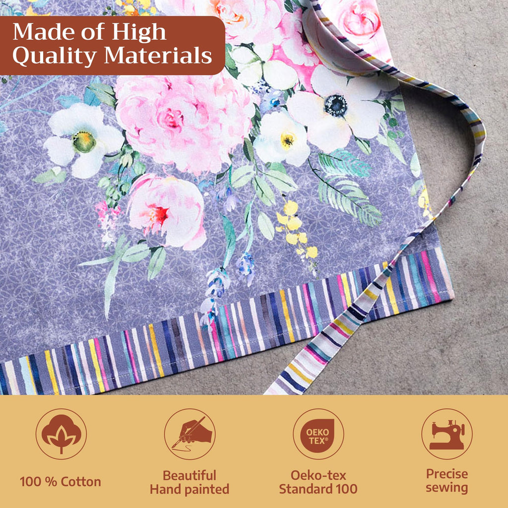 Sweet Rose Lavender Aprons