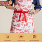 Winter Jouy Apron