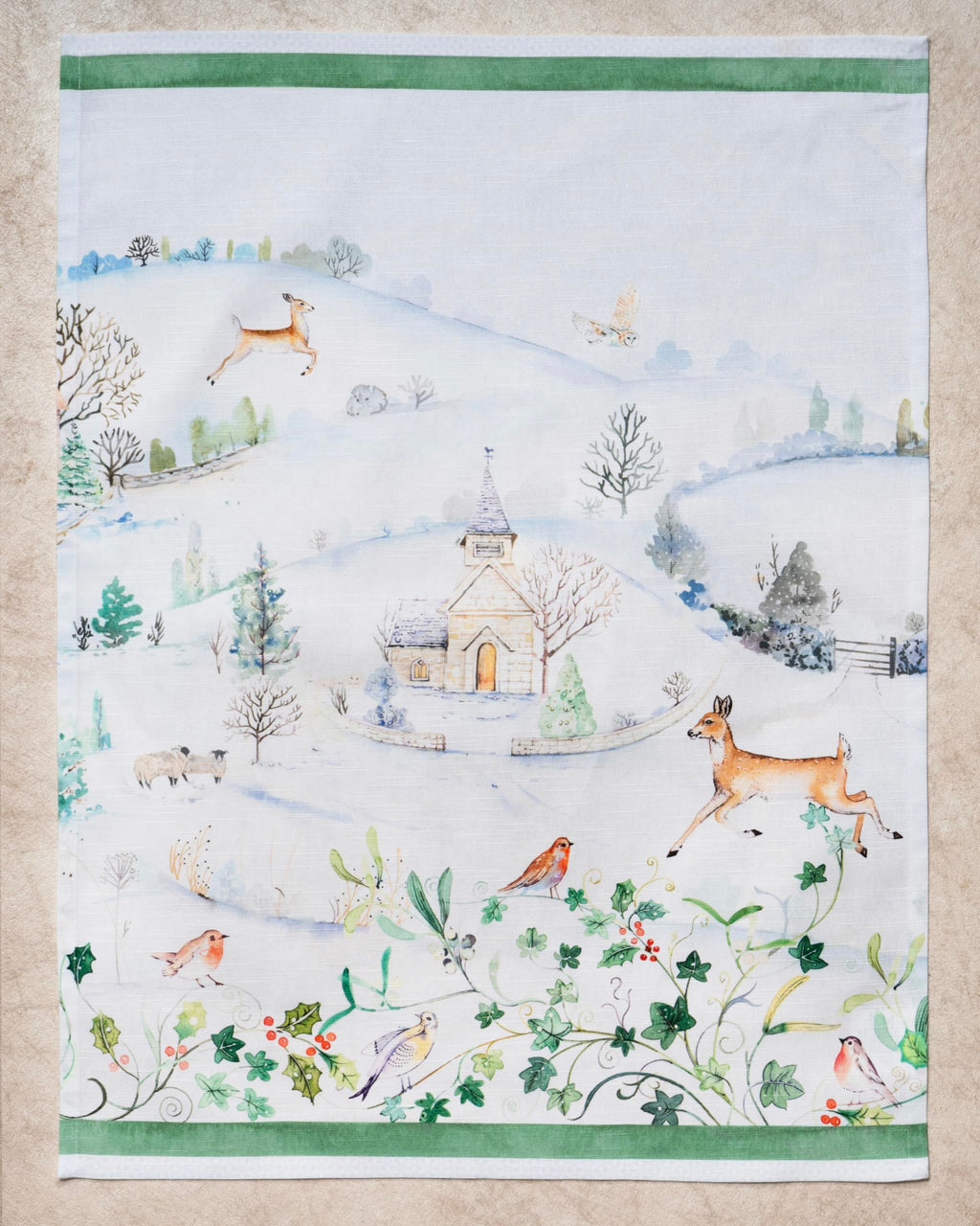 Snowy World Kitchen Towels