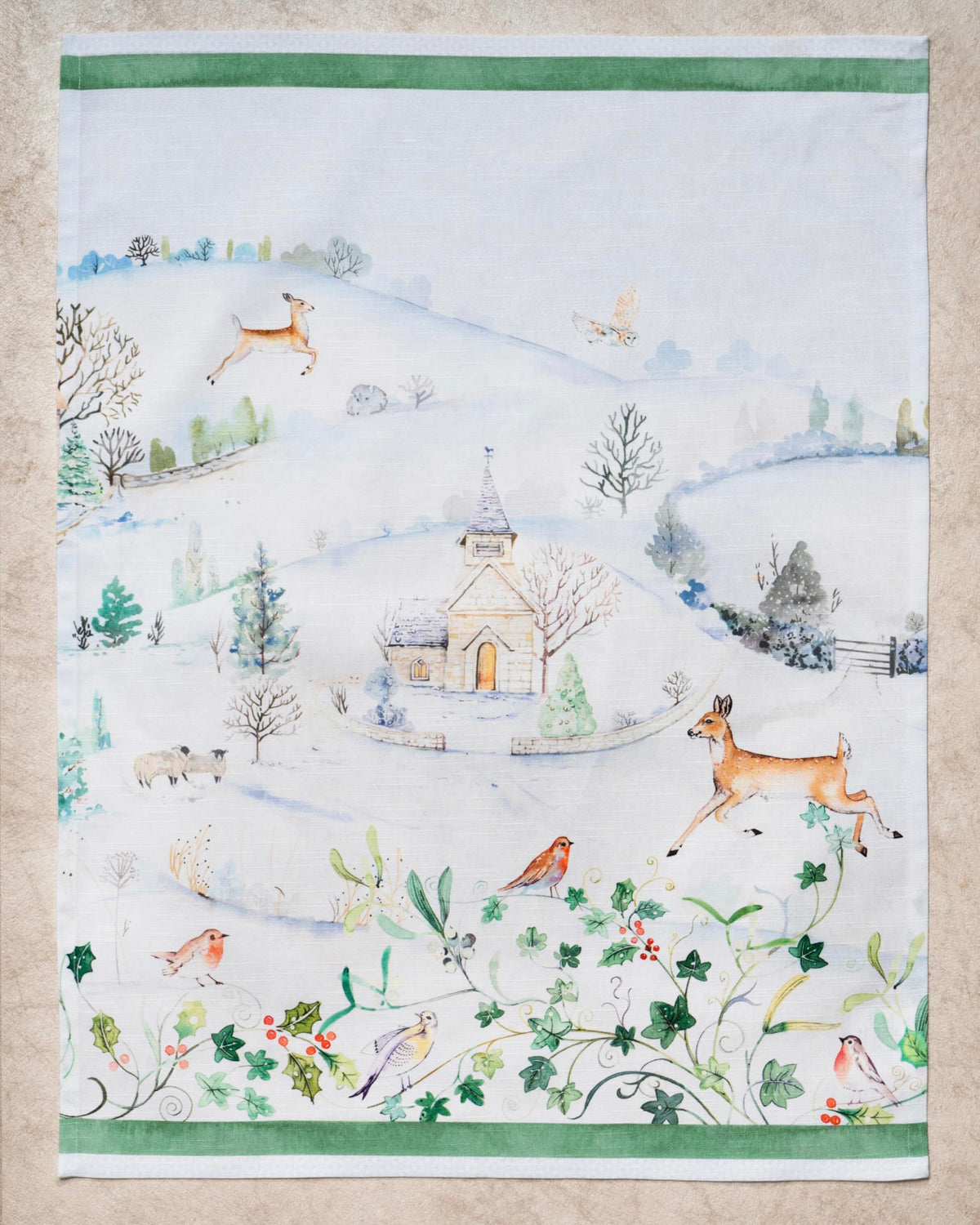 Snowy World Kitchen Towels