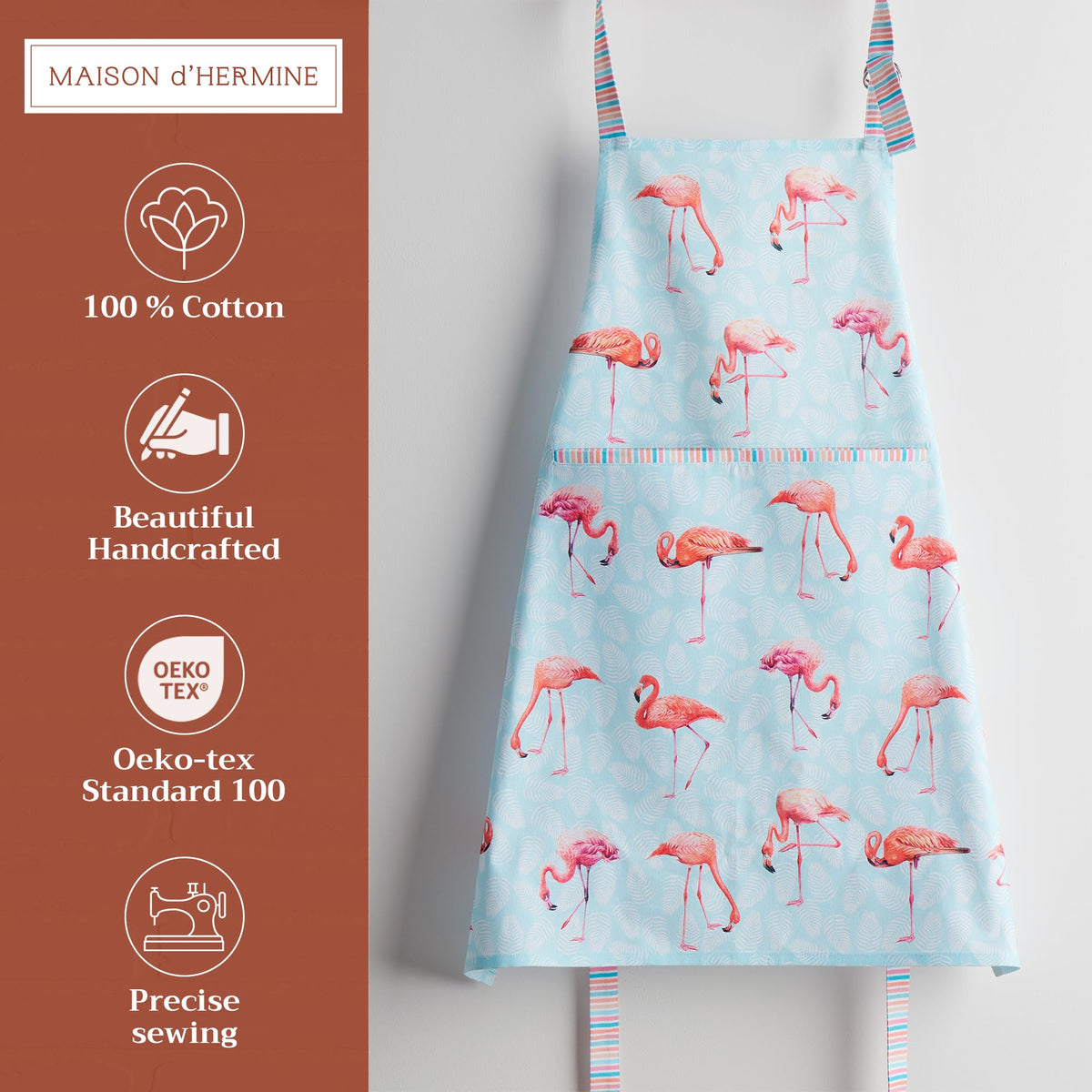 Flamingo Love Apron