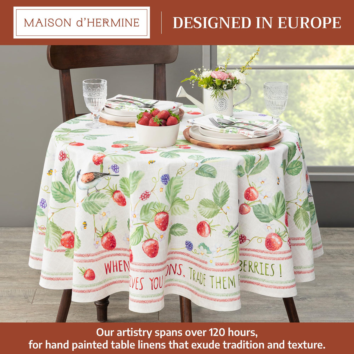 Strawberry days Tablecloths