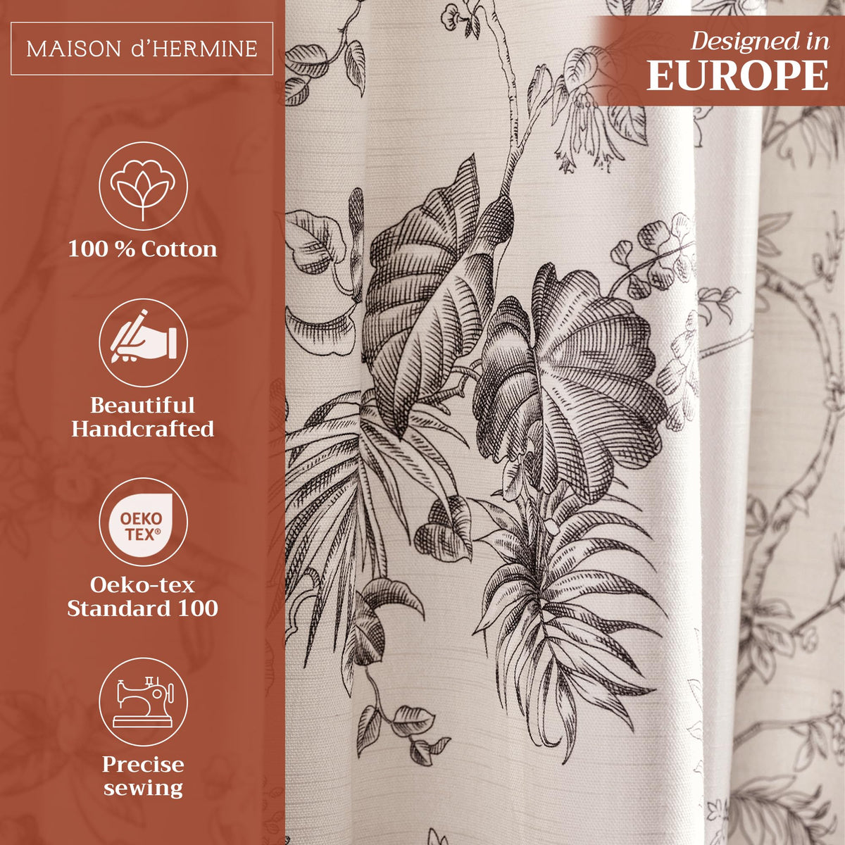 Jouy Paradise Curtains