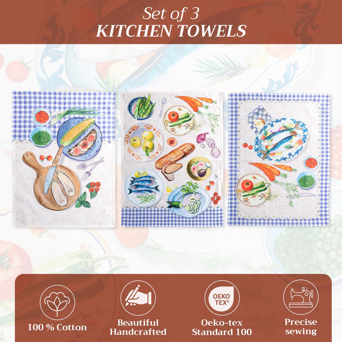 Gourmand Kitchen Towels