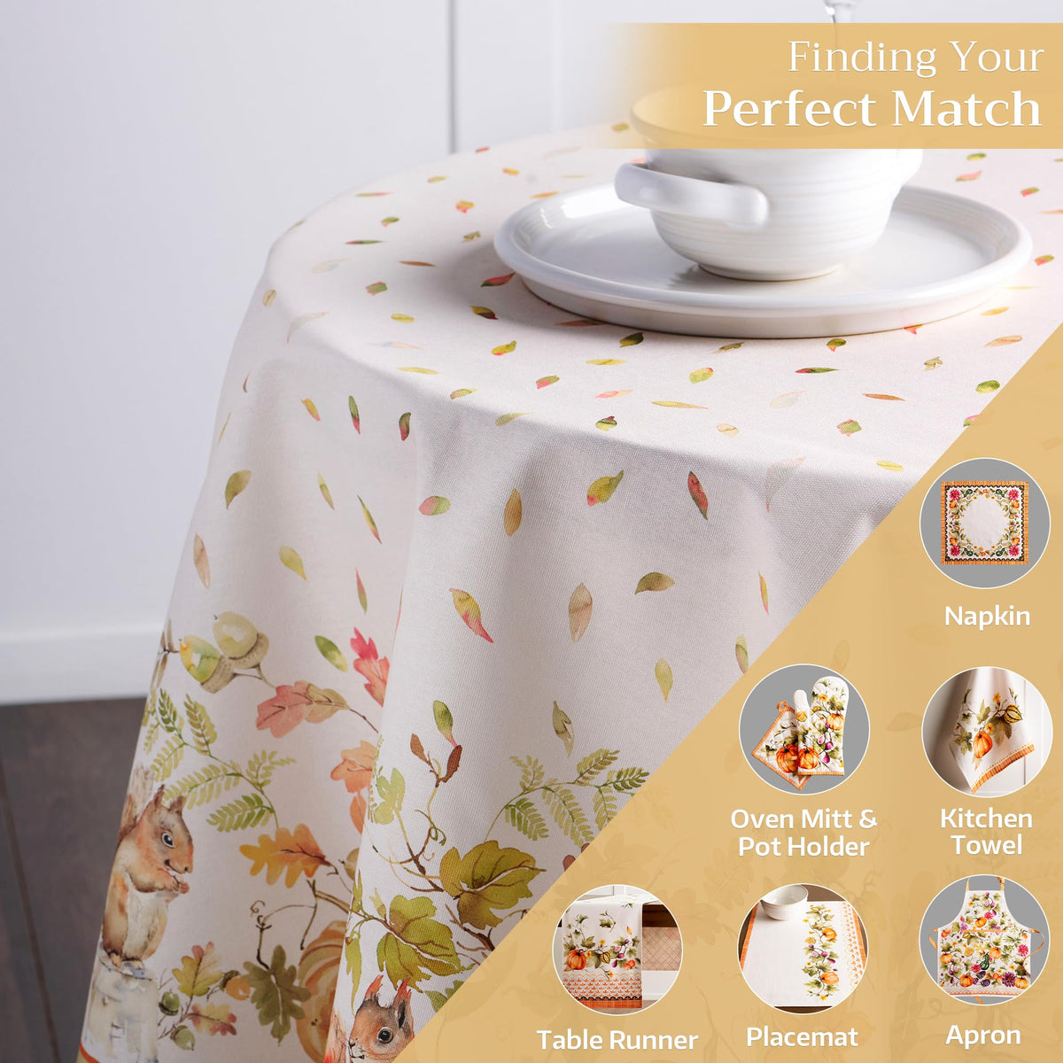 Pumpkin Garden Tablecloths