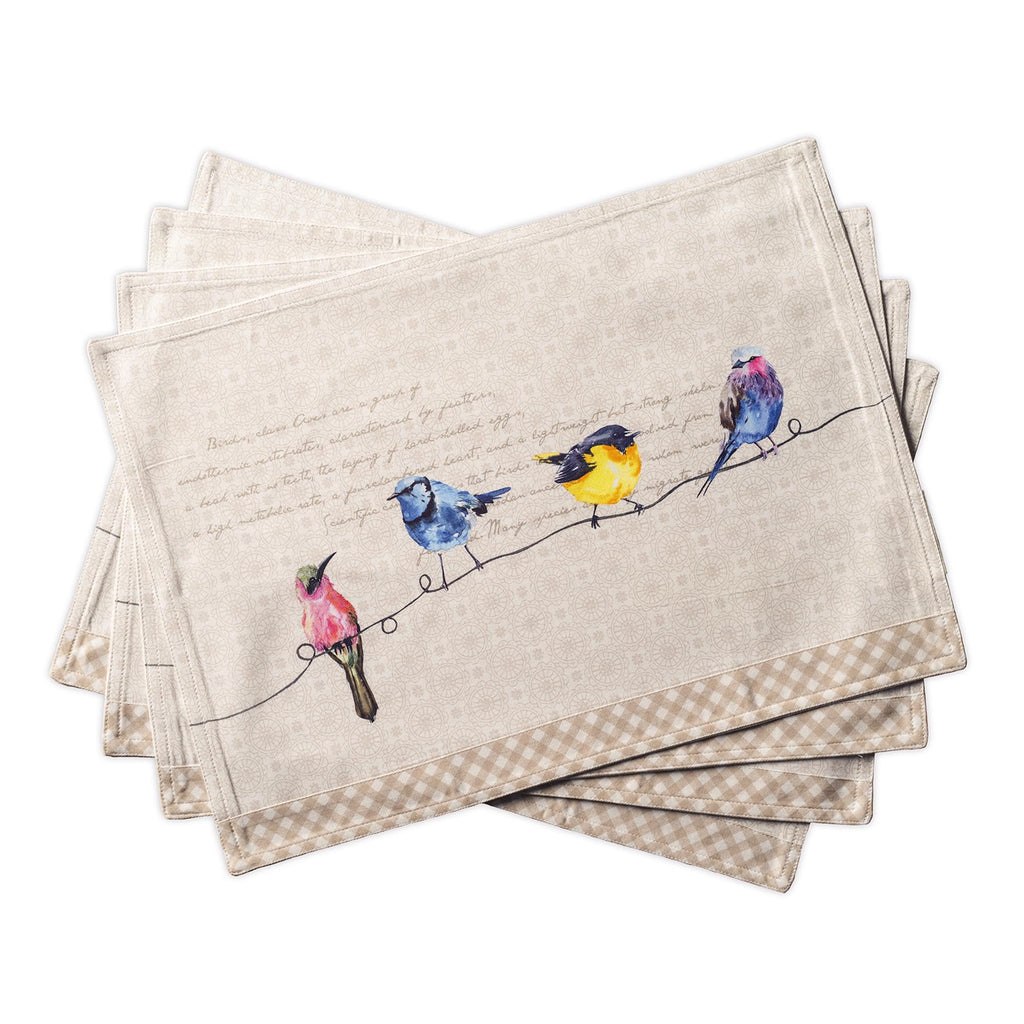 Birdies on Wire Placemats