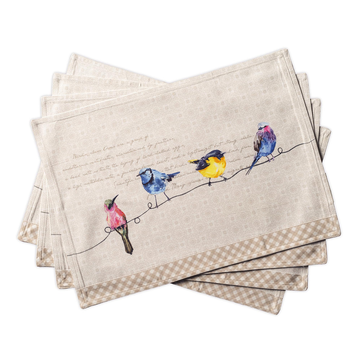 Birdies on Wire Placemats