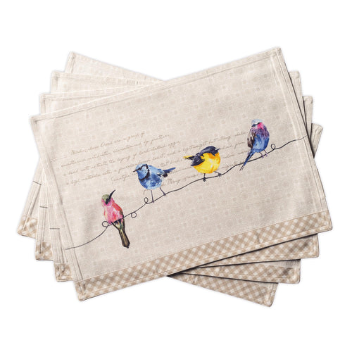 Birdies on Wire Placemats