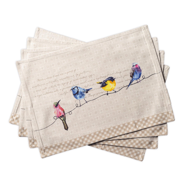 Birdies on Wire Placemats
