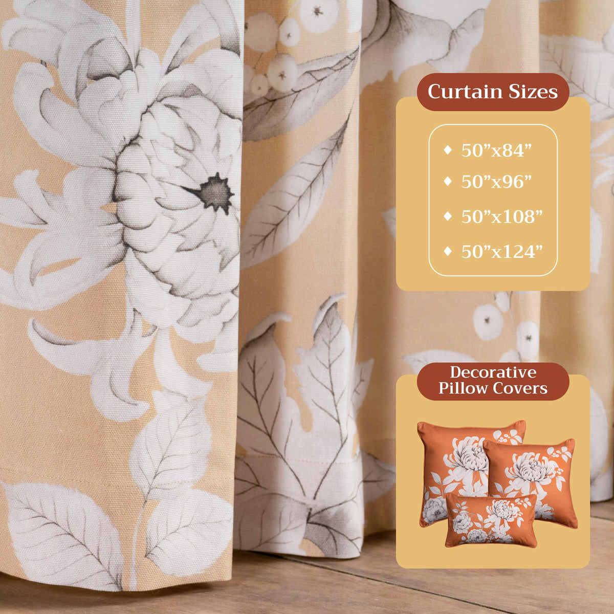Pretty Autumn Curtains