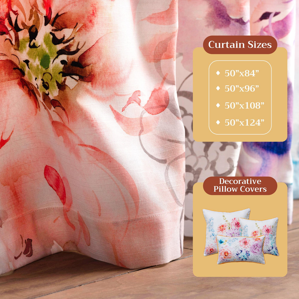 Floral Curtains