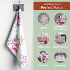 Rose Garden Kitchen Towels