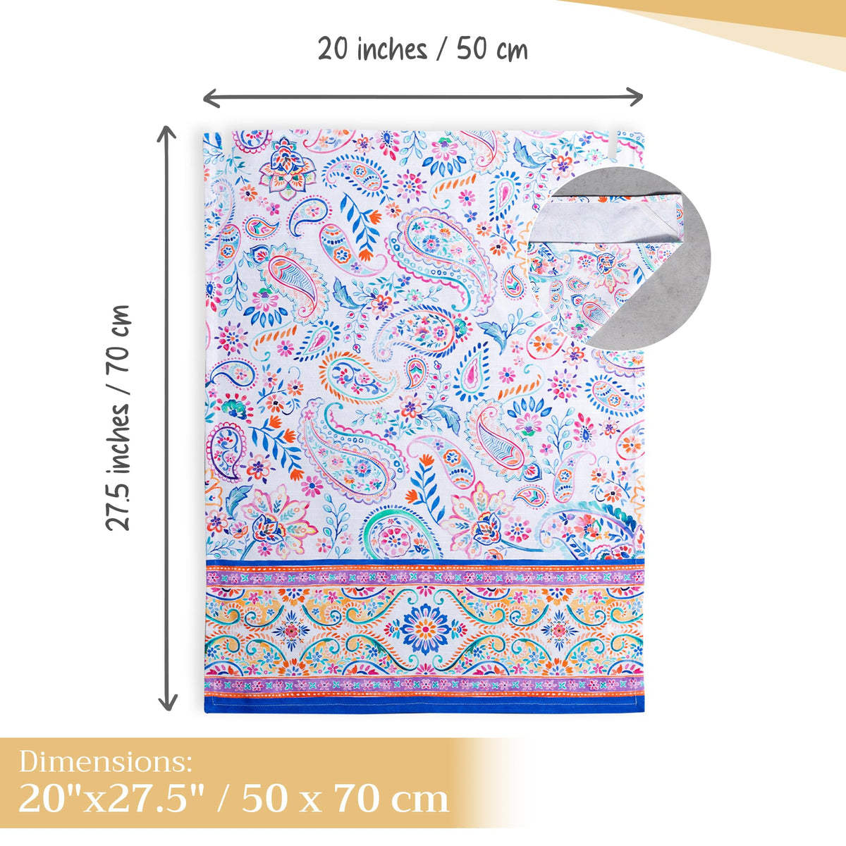 Indian Floral Kitchen Towels