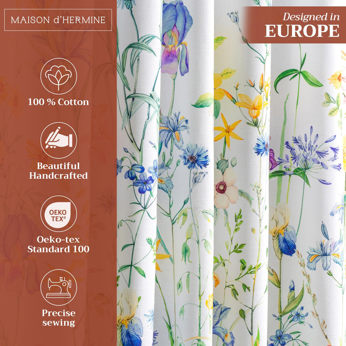Fleurs De Mai Curtains