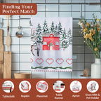 Rural Christmas Kitchen Towels