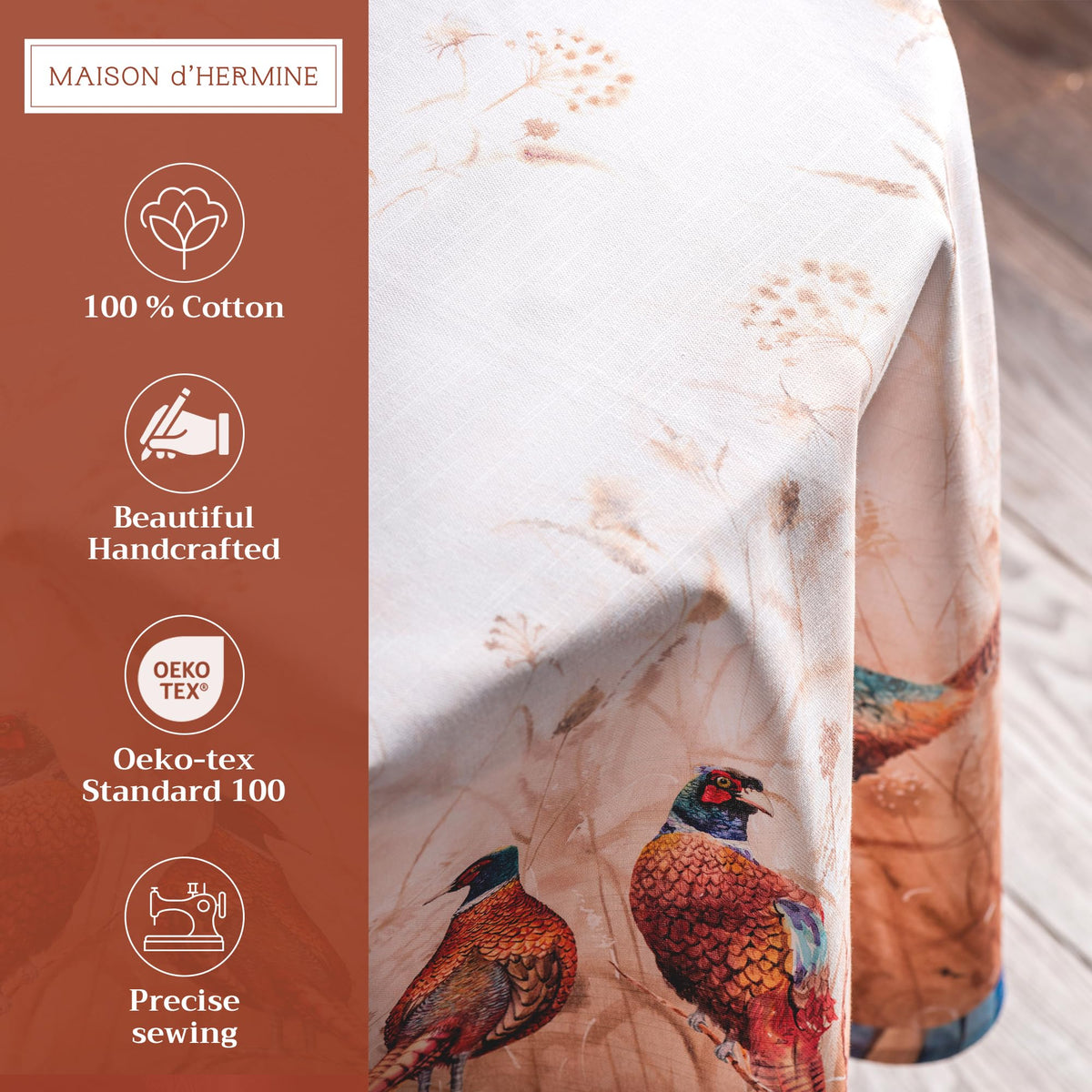 Faisan D'Automne Tablecloths