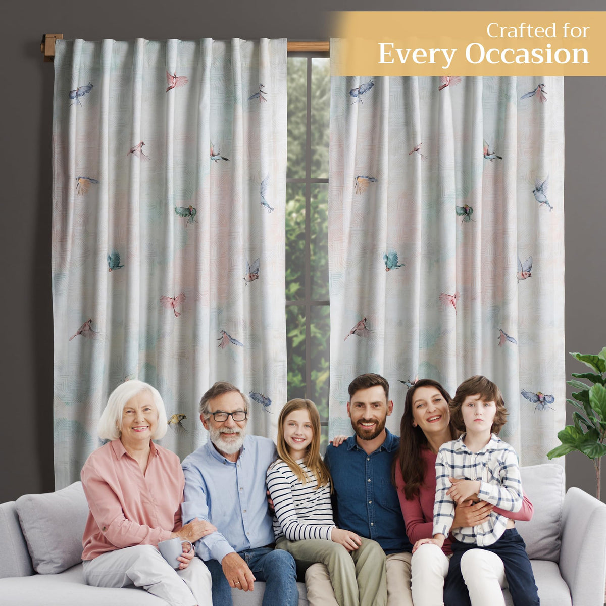 Flying Birds Curtains