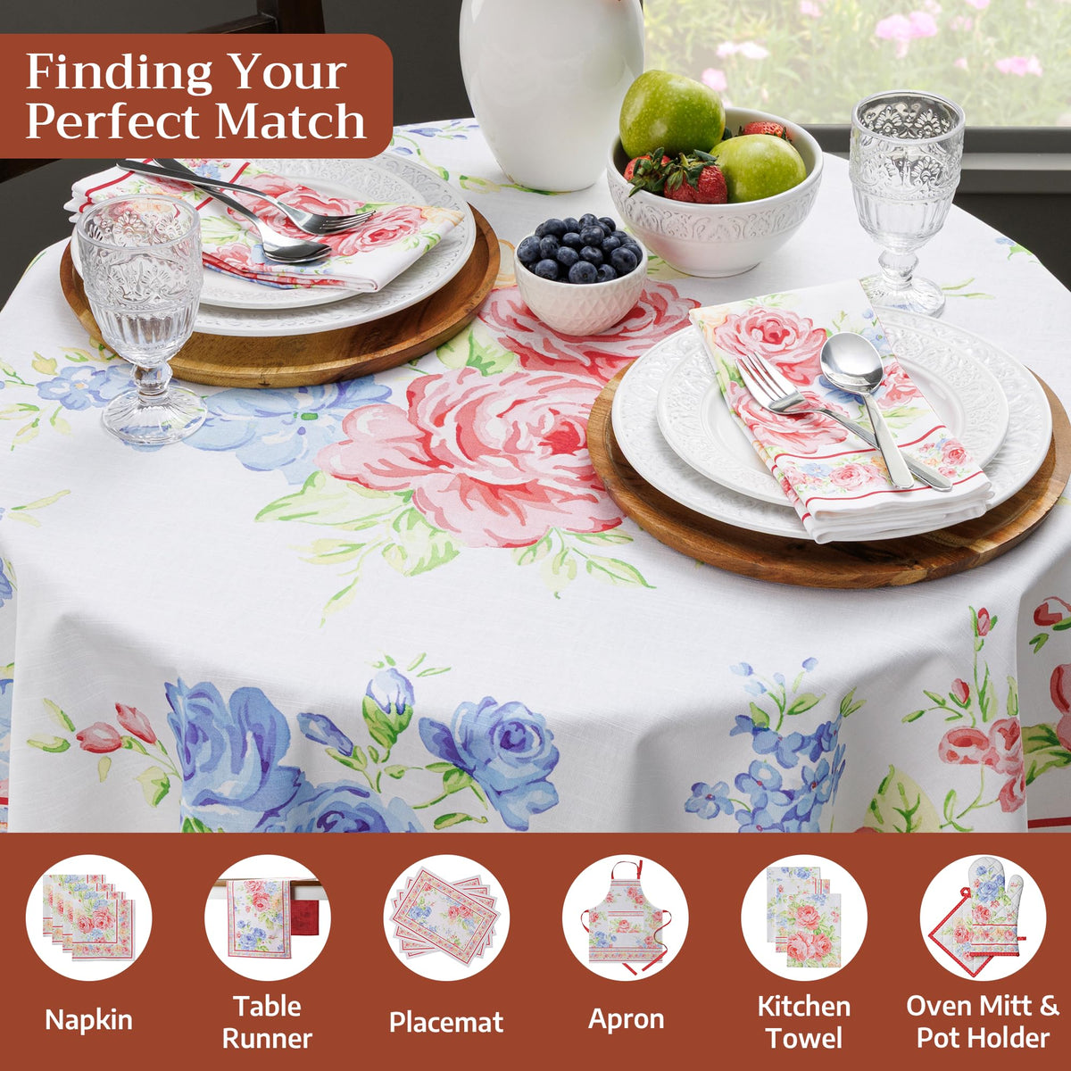 Vintage Floral Tablecloths