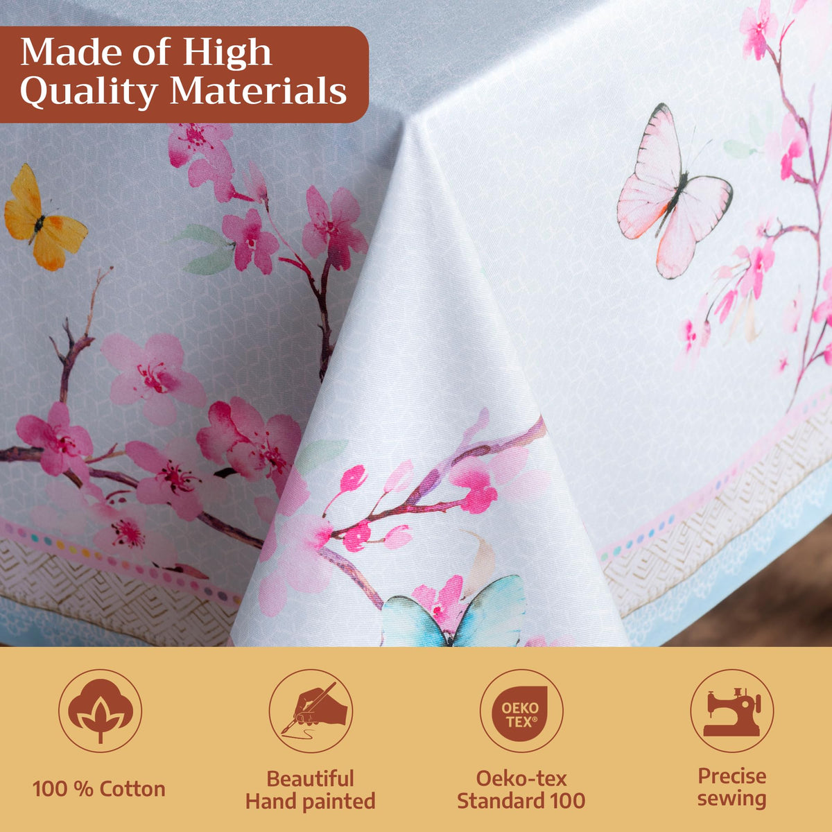 Blossoms in Spring Tablecloths