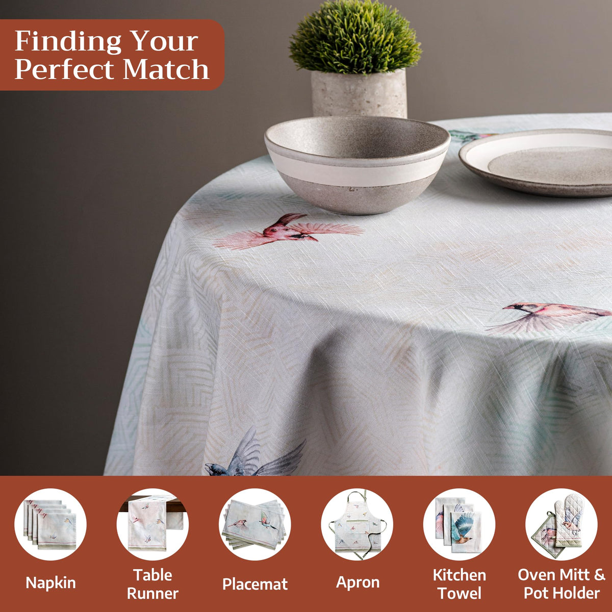 Flying Birds Tablecloths