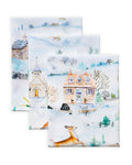 Snowy World Kitchen Towels