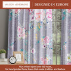 Sweet Rose Lavender Curtains