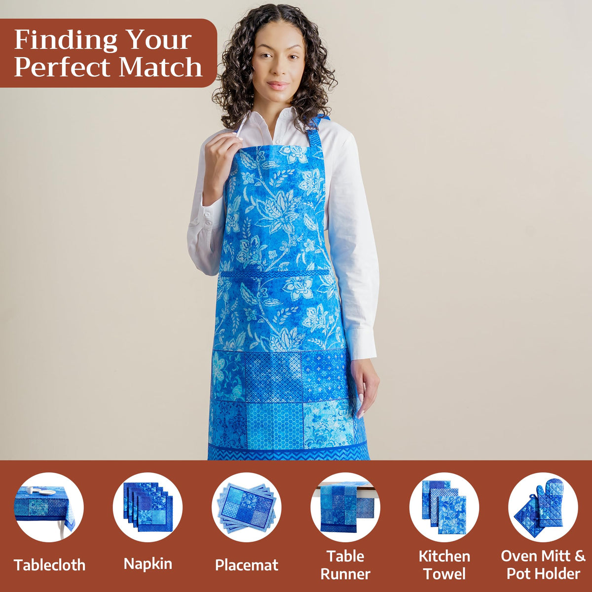 Indigo Love Apron