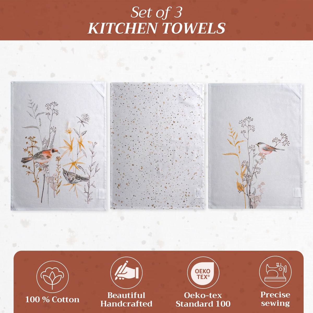 Meadow Florals Kitchen Towels