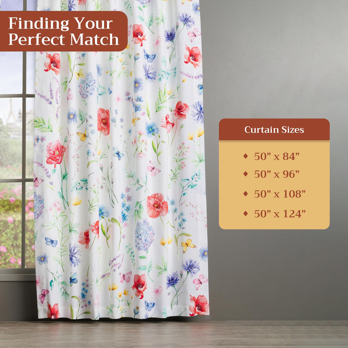 Just Floral Curtains