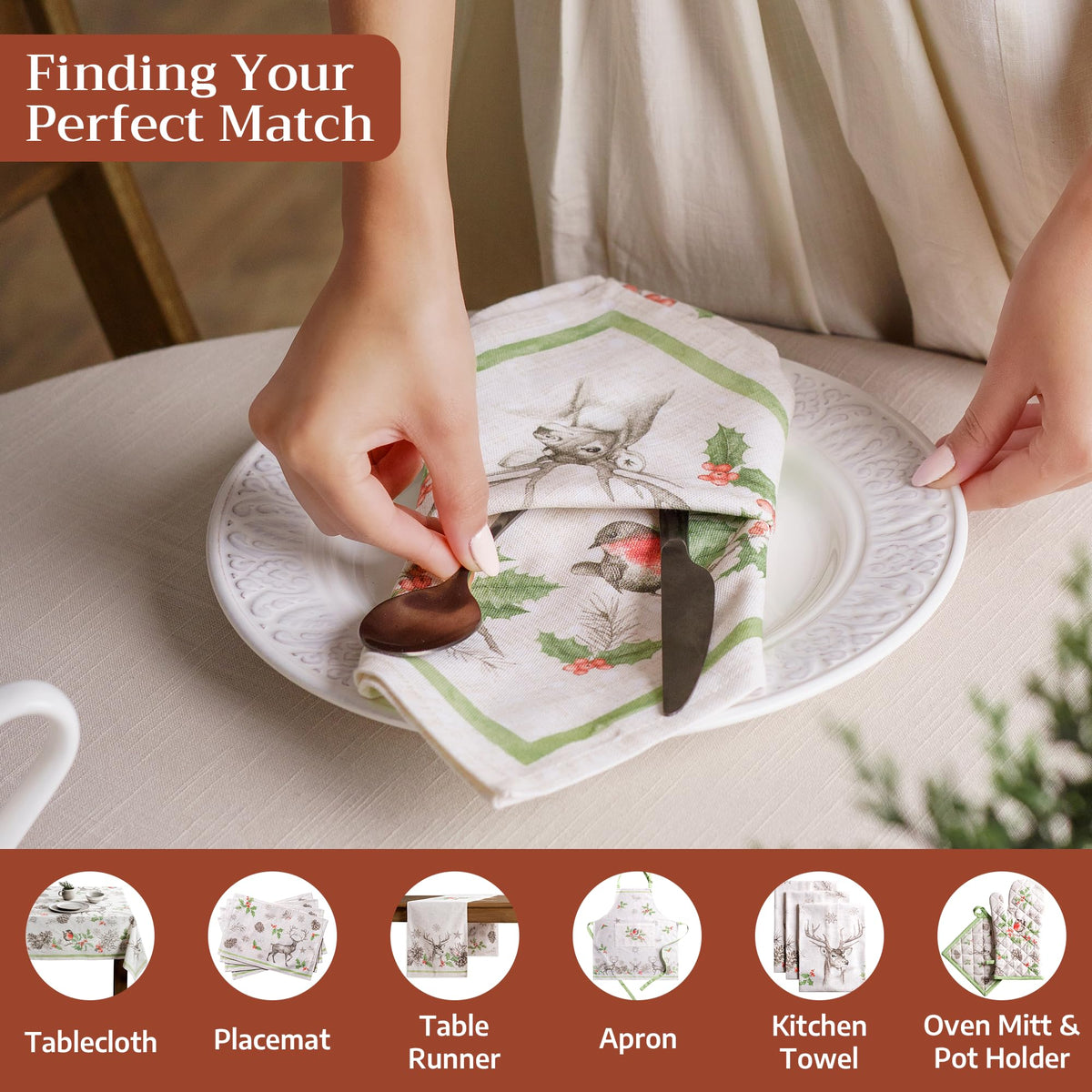 Christmas Dew Napkins