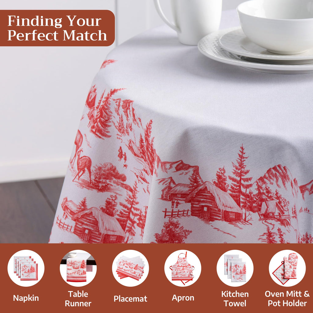 Winter Jouy Tablecloths