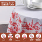 Winter Jouy Tablecloths
