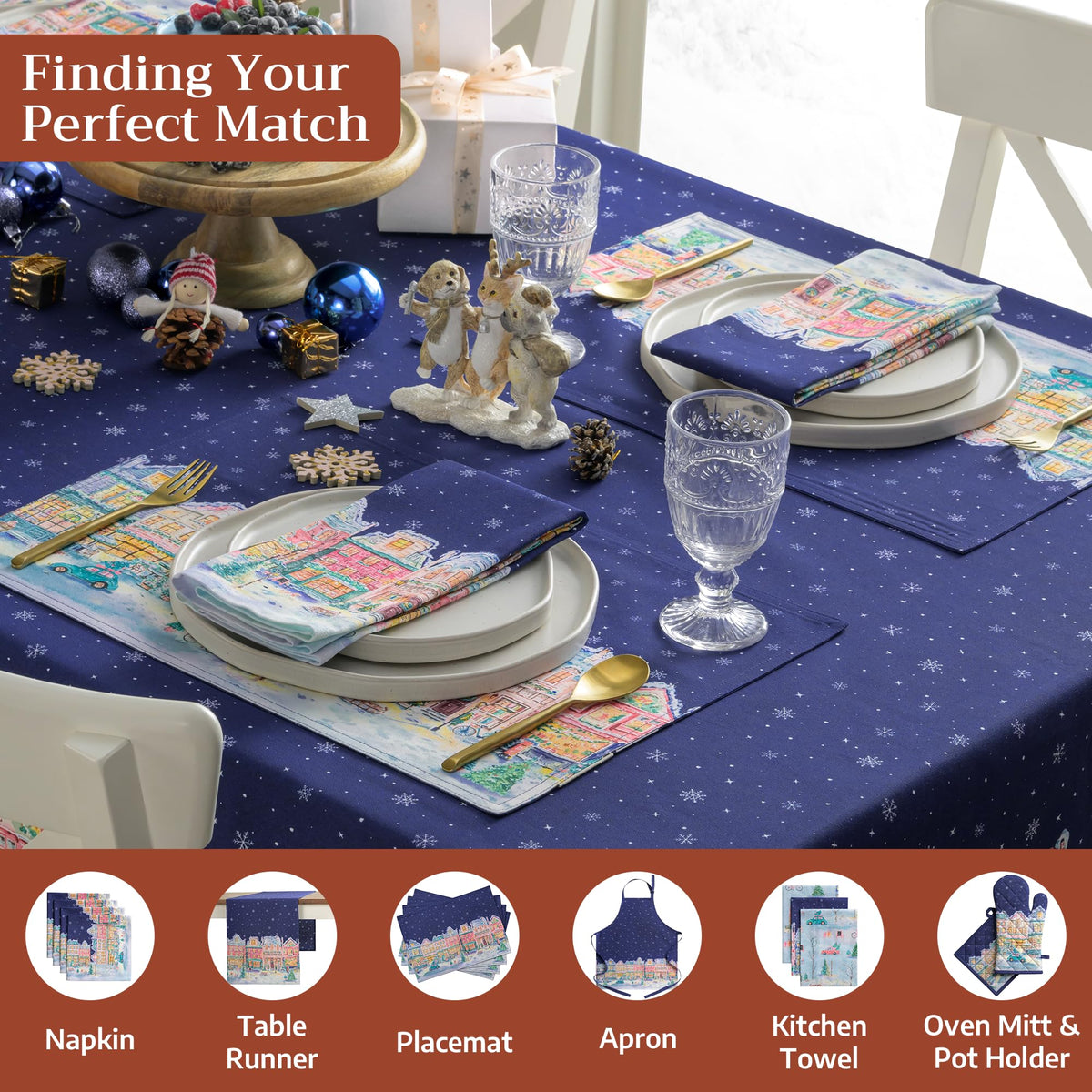 Christmas Market Tablecloths