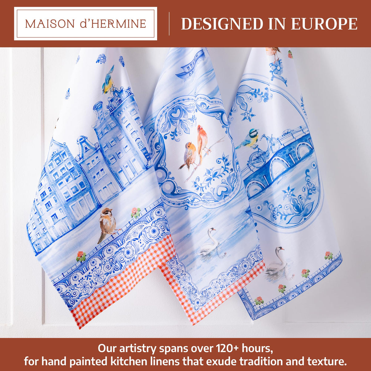 Amsterdam Canals Kitchen Towels