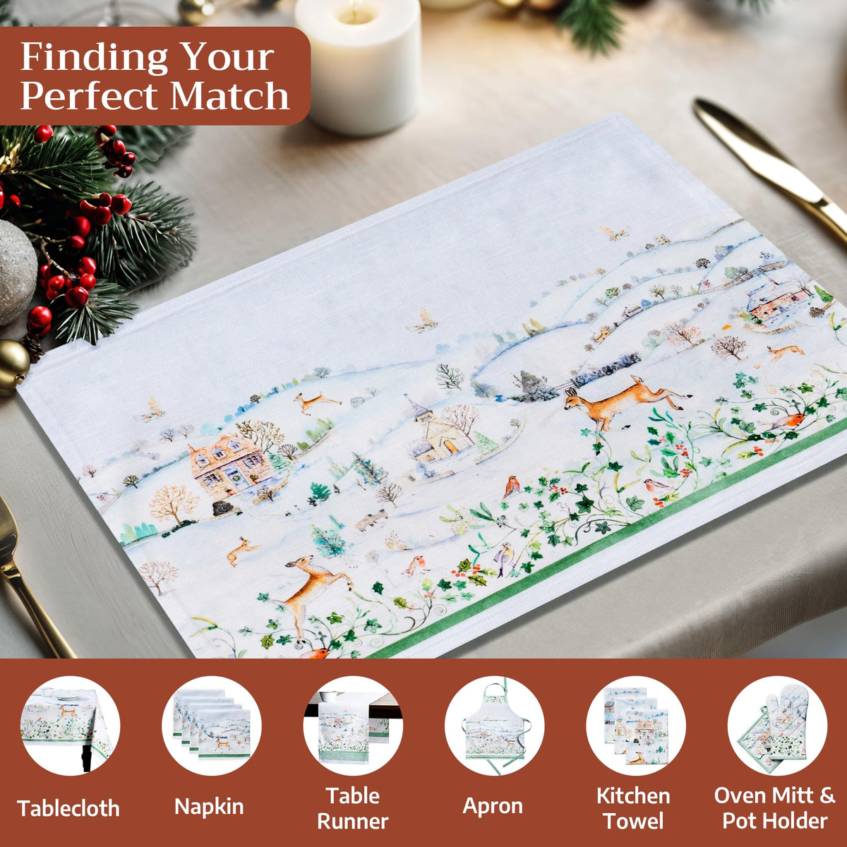 Snowy World Placemats