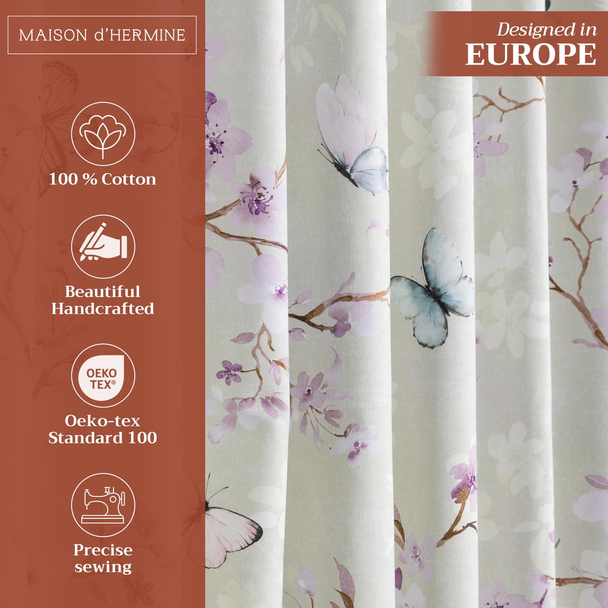 Blossoms In Spring Curtains