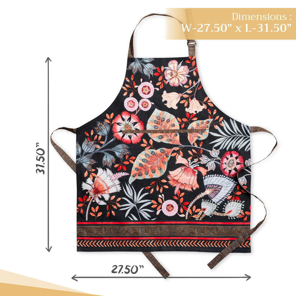 Jacobean Florals Apron