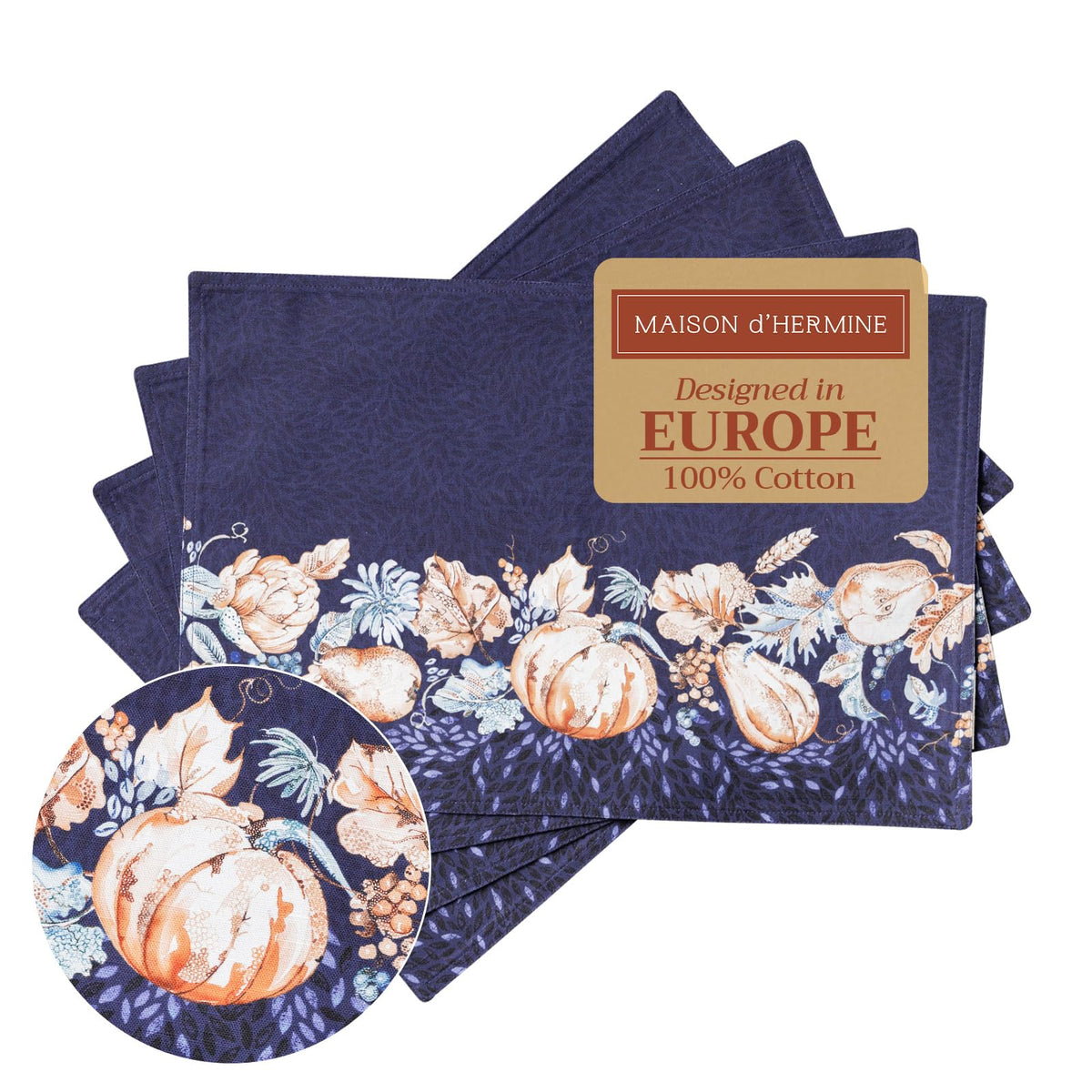 Pumpkin Blues Placemats