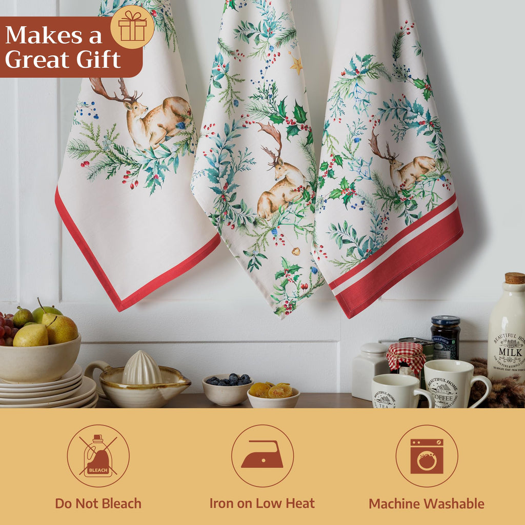 Holly Time Kitchen Towels