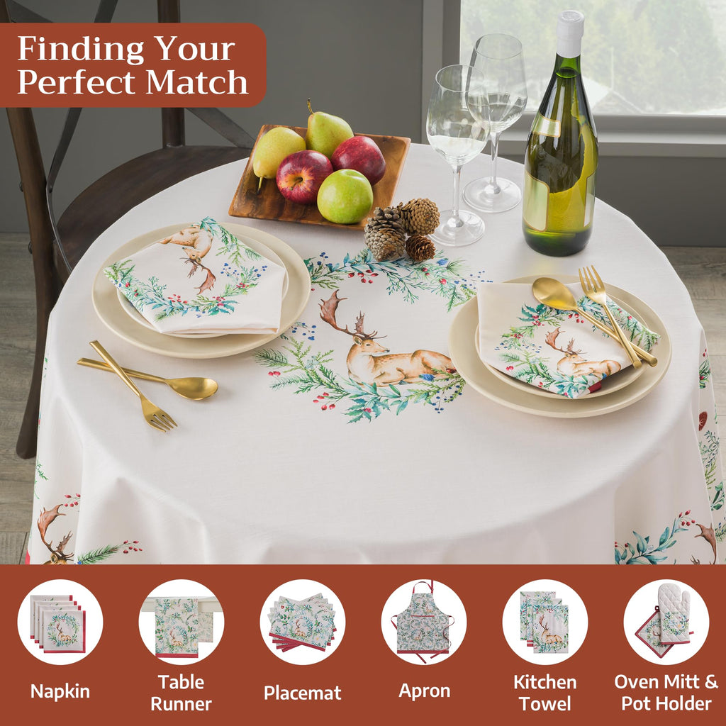 Holly Time Tablecloths