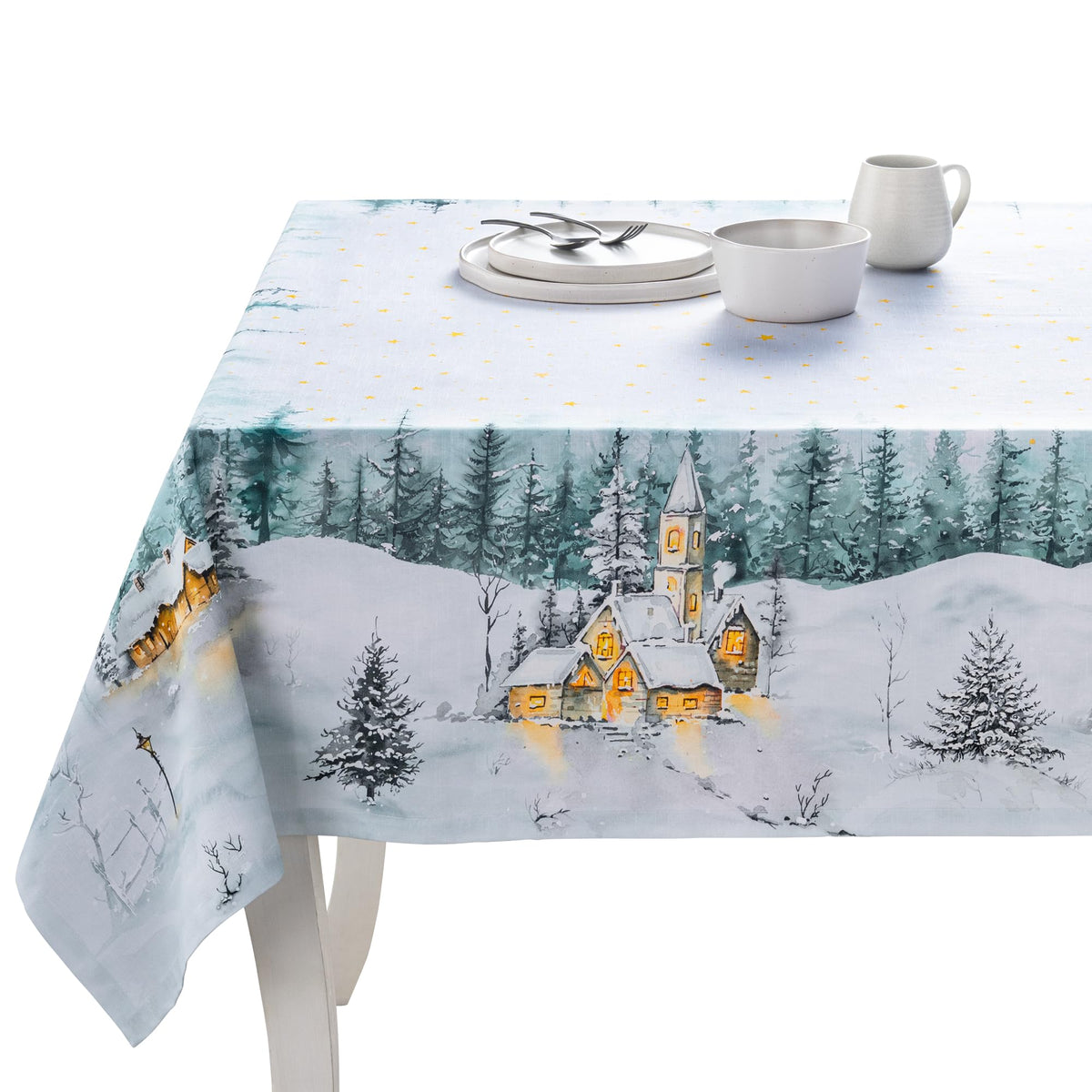 Neige de noel Tablecloths