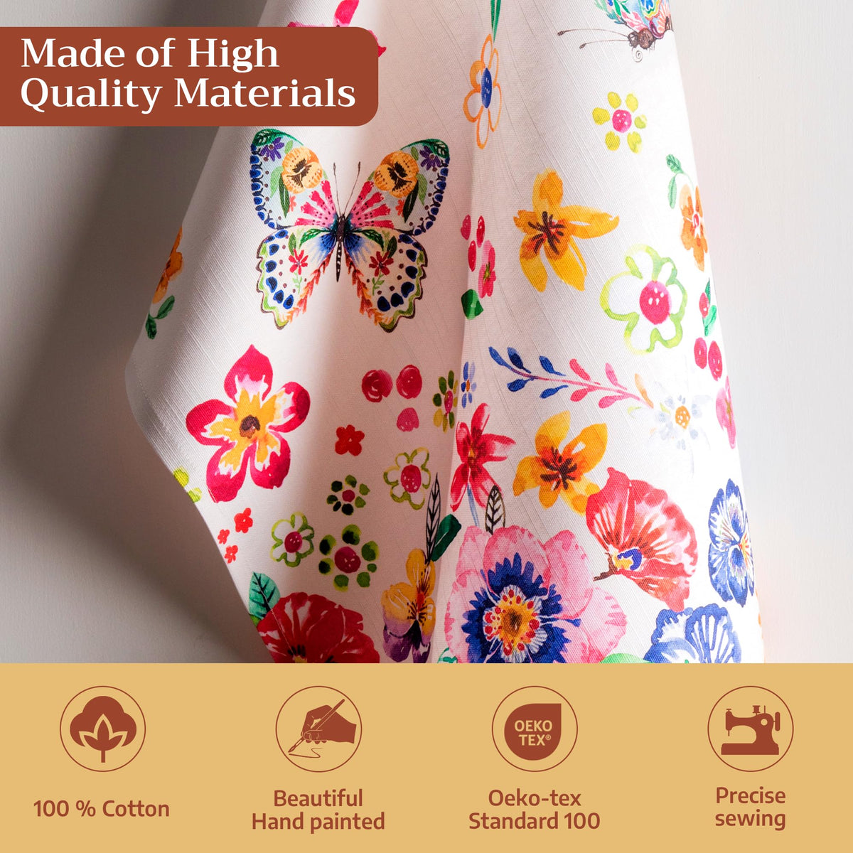 Happy Florals Kitchen Towels
