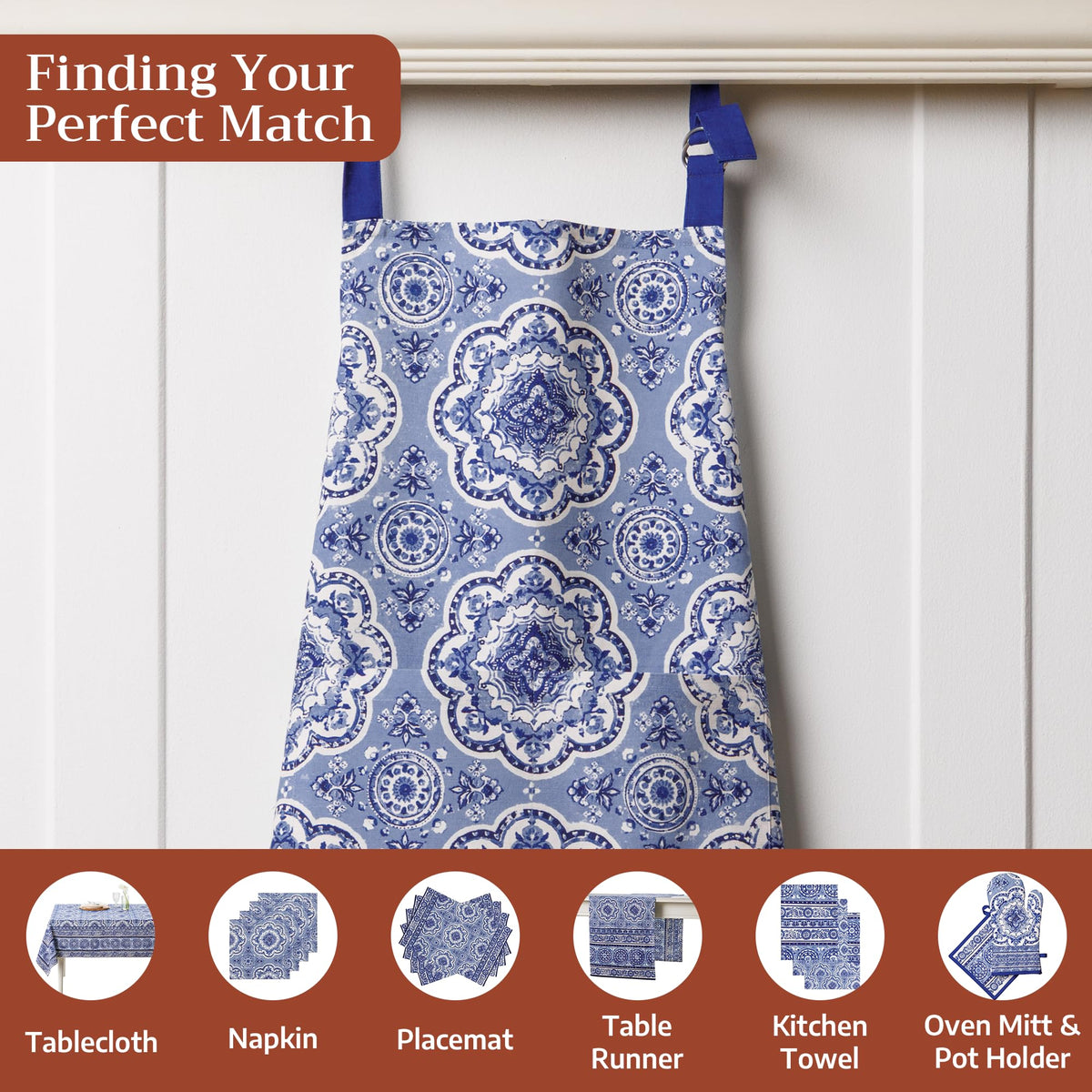 Melodie Bleue Apron