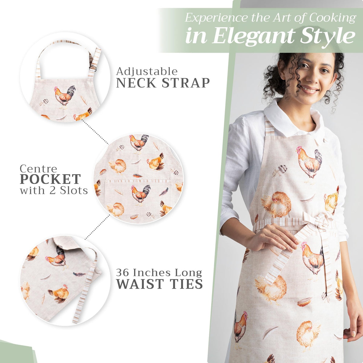 Barnyard Rooster Apron