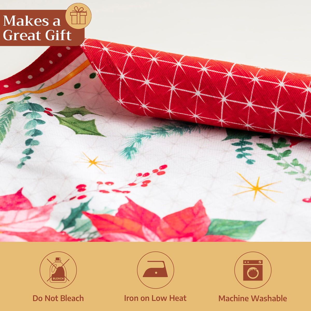 Poinsettia Christmas Placemats