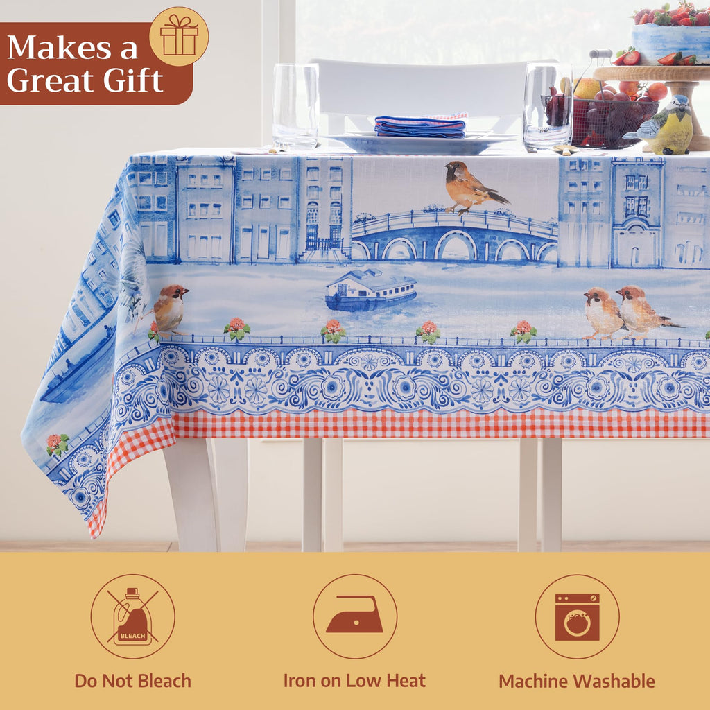 Amsterdam Canals Tablecloths