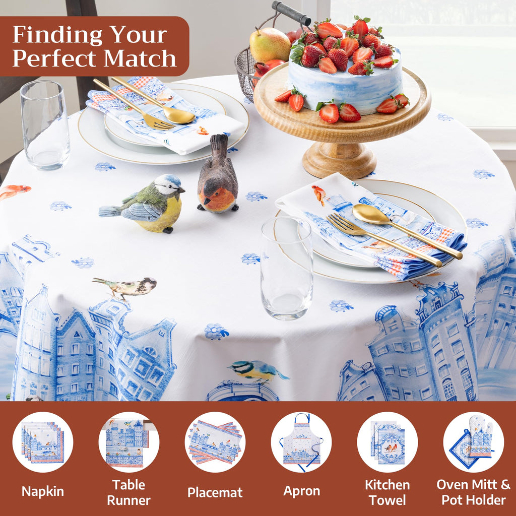 Amsterdam Canals Tablecloths
