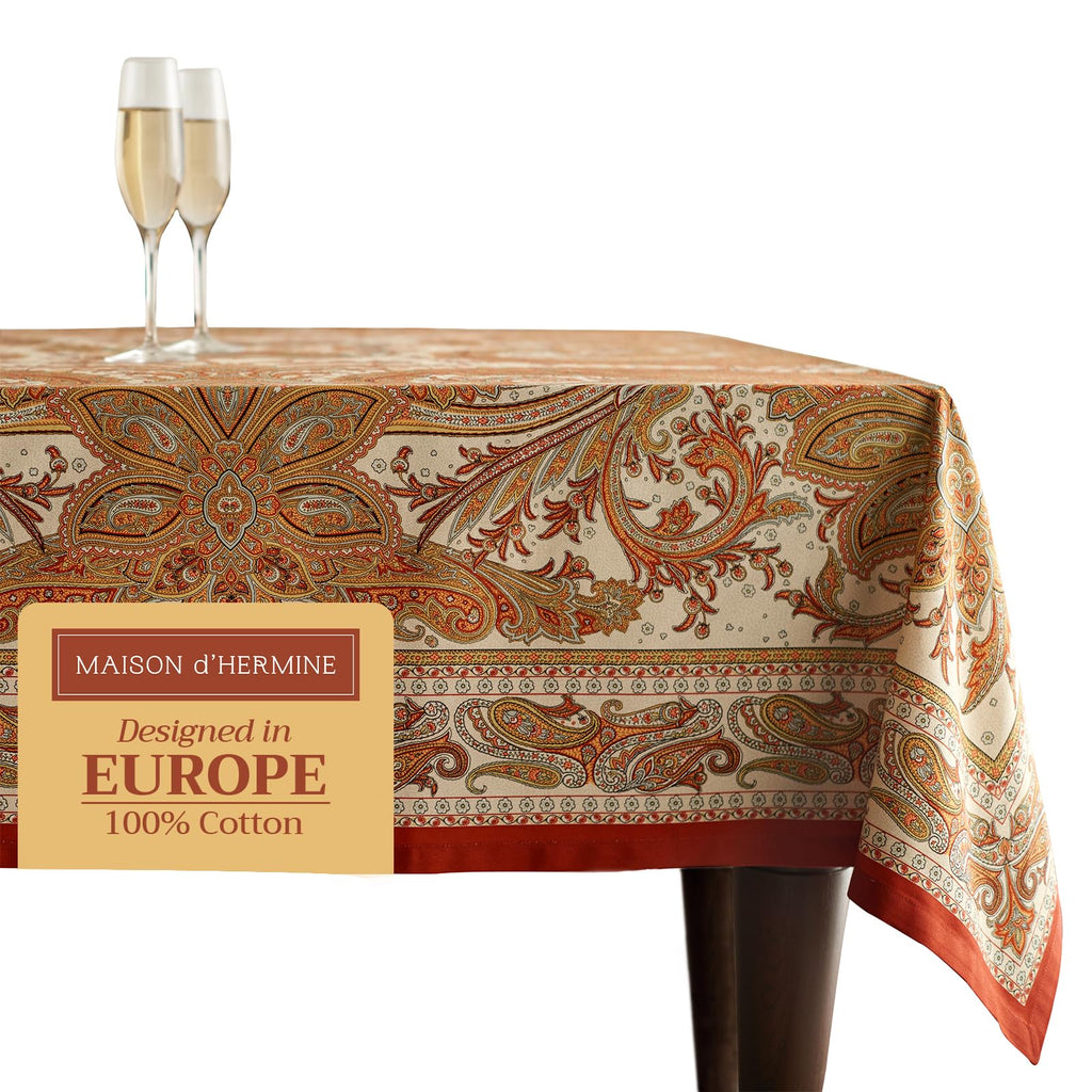 Kashmir Paisley Tablecloths